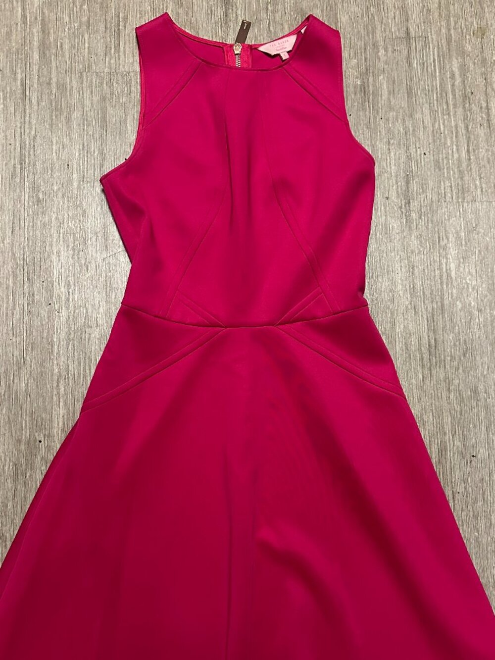 Ted Baker Pink Dress/Sew in Love/Mitton skater dress size 1